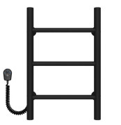 Електрична сушарка для рушників Deffi Оріон П3 300х500 ліве підключення чорний C.OR.50.30.3.E.B.L.5