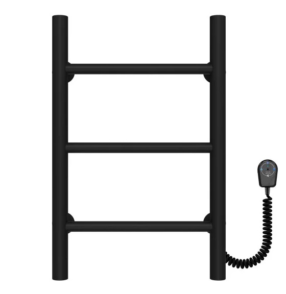 Электрический полотенцесушитель Deffi Орион П3 300х500 правое подключение черный C.OR.50.30.3.E.B.R.5