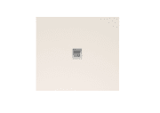 Душовий піддон Hatria Petra H3 Levigato 80x80 см з сифоном кераміка айворі PL0800800121T