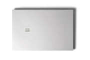 Душовий піддон Hatria Petra H3 Levigato 90x80 см з сифоном кераміка білий PL09008000110