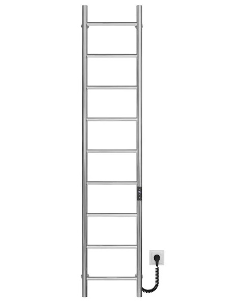 Электрический полотенцесушитель Deffi Орион П9 200х1600 правое подключение JD03 хром C.OR.160.20.9.E.C.R.1