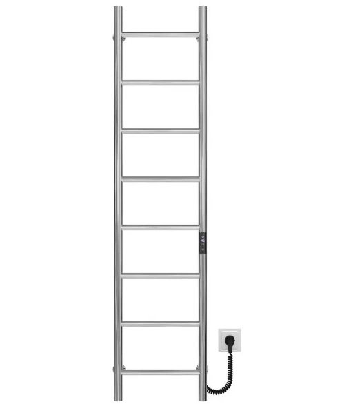 Электрический полотенцесушитель Deffi Орион П8 200х1400 правое подключение JD03 хром C.OR.140.20.8.E.C.R.1