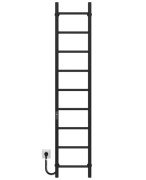 Електрична сушарка для рушників Deffi Оріон П9 200х1600 ліве підключення JD03 чорний C.OR.160.20.9.E.B.L.1