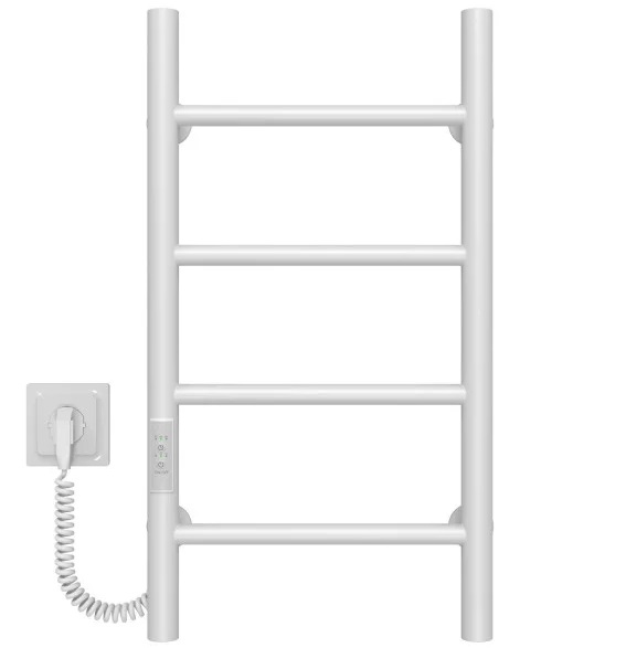 Электрический полотенцесушитель Deffi Орион П4 300х600 левое подключение WD03 белый C.OR.60.30.4.E.W.L.3