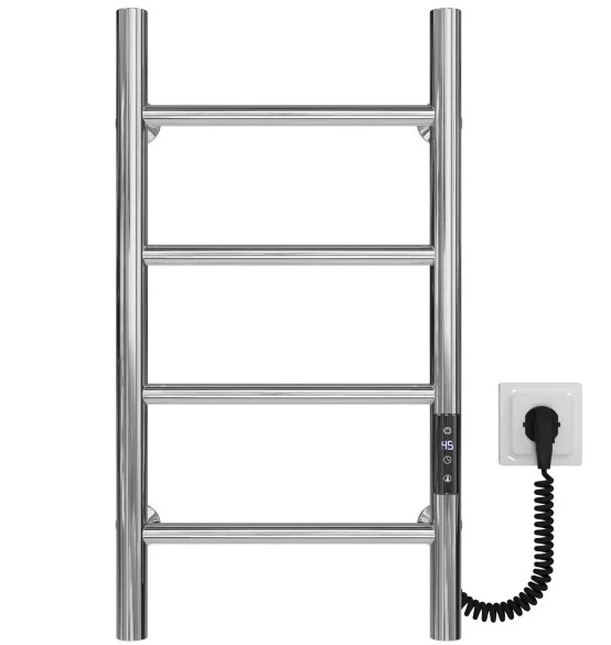 Электрический полотенцесушитель Deffi Орион П4 300х600 правое подключение JD03 хром C.OR.60.30.4.E.C.R.1