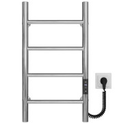 Электрический полотенцесушитель Deffi Орион П4 300х600 правое подключение JD03 хром C.OR.60.30.4.E.C.R.1