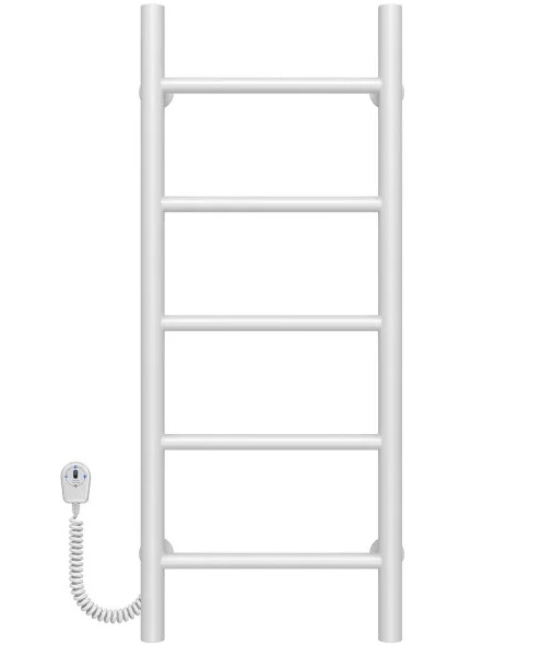 Электрический полотенцесушитель Deffi Орион П5 300х800 левое подключение белый C.OR.80.30.5.E.W.L.5