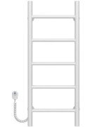 Электрический полотенцесушитель Deffi Орион П5 300х800 левое подключение белый C.OR.80.30.5.E.W.L.5