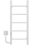 Електрична сушарка для рушників Deffi Оріон П5 300х800 ліве підключення WD03 білий C.OR.80.30.5.E.W.L.3