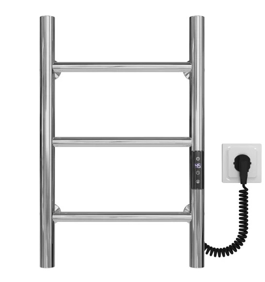 Электрический полотенцесушитель Deffi Орион П3 300х500 правое подключение JD03 хром C.OR.50.30.3.E.C.R.1