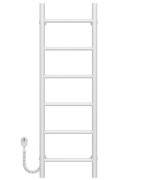 Электрический полотенцесушитель Deffi Орион П6 300х1000 левое подключение белый C.OR.100.30.6.E.W.L.5