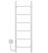 Электрический полотенцесушитель Deffi Орион П6 300х1000 левое подключение WD03 белый C.OR.100.30.6.E.W.L.3