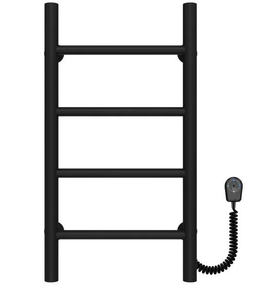 Электрический полотенцесушитель Deffi Орион П4 300х600 правое подключение черный C.OR.60.30.4.E.B.R.5