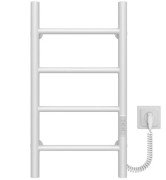 Електрична сушарка для рушників Deffi Оріон П4 300х600 праве підключення WD03 білий C.OR.60.30.4.E.W.R.3