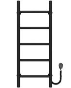 Электрический полотенцесушитель Deffi Орион П5 300х800 правое подключение черный C.OR.80.30.5.E.B.R.5