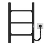 Электрический полотенцесушитель Deffi Орион П3 300х500 правое подключение JD03 черный C.OR.50.30.3.E.B.R.1