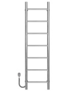 Электрический полотенцесушитель Deffi Орион П7 300х1200 левое подключение хром C.OR.120.30.7.E.C.L.5