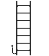 Электрический полотенцесушитель Deffi Орион П7 300х1200 левое подключение черный C.OR.120.30.7.E.B.L.5