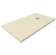 Душовий піддон Hatria Petra H3 Naturale 100x80 см з сифоном кераміка айворі PN10008001210