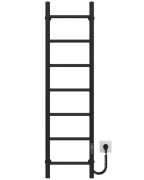 Електрична сушарка для рушників Deffi Оріон П7 300х1200 праве підключення JD03 чорний C.OR.120.30.7.E.B.R.1