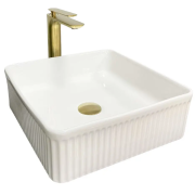 Раковина для ванної кімнати VBI BOLZANO 38,5x38,5 см кераміка білий VBI-013800