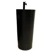 Раковина для ванной VBI Bolonia 40x40 см напольный керамика черный матовый VBI-019003