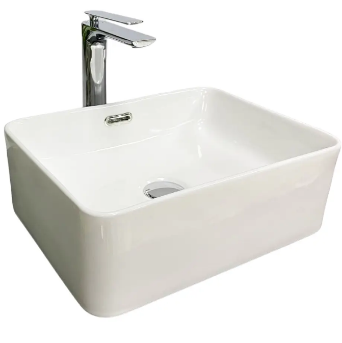 Раковина для ванної кімнати VBI ARABBA S 40x30,5 см кераміка білий VBI-013500