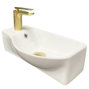 Раковина для ванной VBI FERMO R 45,5x24 см керамика белый VBI-015606