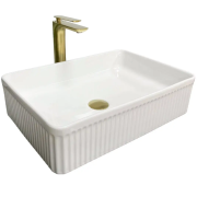 Раковина для ванної кімнати VBI BRESCIA 51x34,5 см кераміка білий VBI-013900