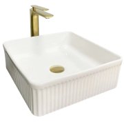 Раковина для ванної кімнати VBI BOLZANO 38,5x38,5 см кераміка білий VBI-013800