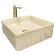 Раковина для ванної кімнати VBI BOLZANO 38,5x38,5 см кераміка бежевий матовий VBI-013802