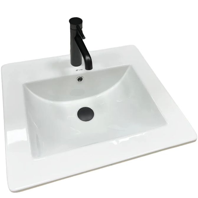 Раковина для ванної кімнати VBI Ferrara 40 42x42,5 см кераміка білий VBI-018011
