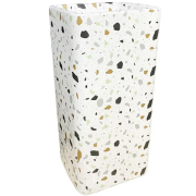 Раковина для ванной VBI LUKKA  40x40 см керамика терраццо глянцевый VBI-019009