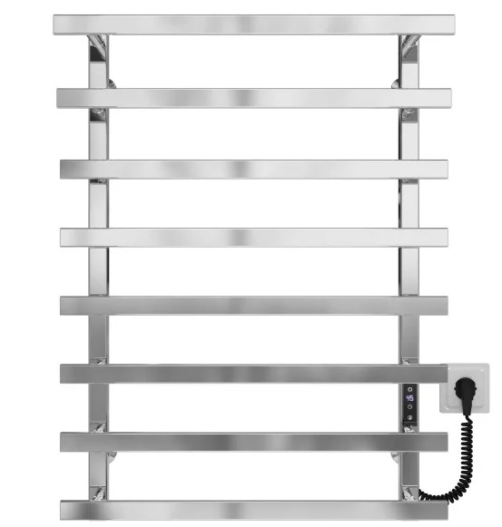 Электрический полотенцесушитель Deffi Breeze П8 500x800 правое подключение JD04 хром A.BZ.80.50.8.E.C.R.2