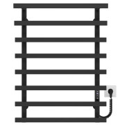 Электрический полотенцесушитель Deffi Breeze П8 500x800 правое подключение JD04 черный A.BZ.80.50.8.E.B.R.2