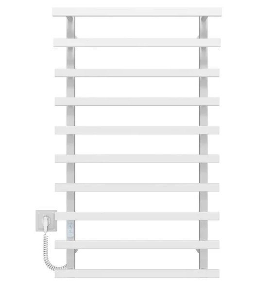 Електрична сушарка для рушників Deffi Breeze П10 500x1000 ліве підключення WD04 білий A.BZ.100.50.10.E.W.L.4