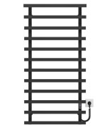 Электрический полотенцесушитель Deffi Breeze П12 500x1200 правое подключение JD04 черный A.BZ.120.50.12.E.B.R.2