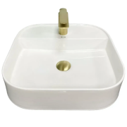 Раковина для ванної кімнати VBI LESINA 2 45x45 см кераміка білий VBI-015301