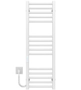 Электрический полотенцесушитель Deffi Lima П15 300х1000 левое подключение WD04 белый A.LI.100.30.15.E.W.L.4