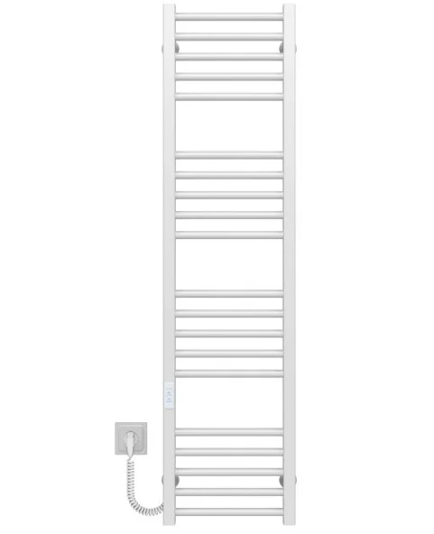 Электрический полотенцесушитель Deffi Lima П20 300х1300 левое подключение WD04 белый A.LI.130.30.20.E.W.L.4