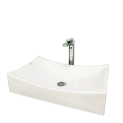 Раковина для ванної кімнати VBI VIAREGGIO L 67x46 см кераміка білий VBI-016203