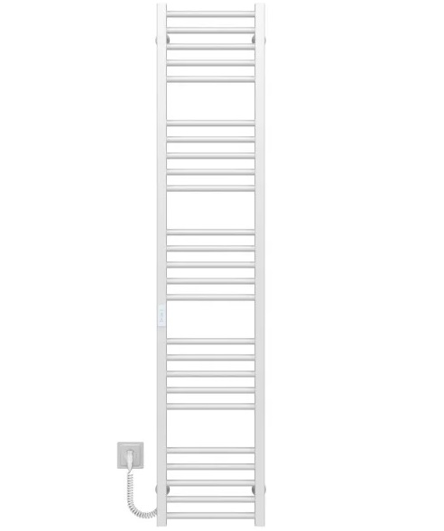 Электрический полотенцесушитель Deffi Lima П25 300х1600 левое подключение WD04 белый A.LI.160.30.25.E.W.L.4