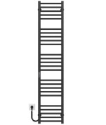 Електрична сушарка для рушників Deffi Lima П25 300х1600 ліве підключення JD04 чорний A.LI.160.30.25.E.B.L.2