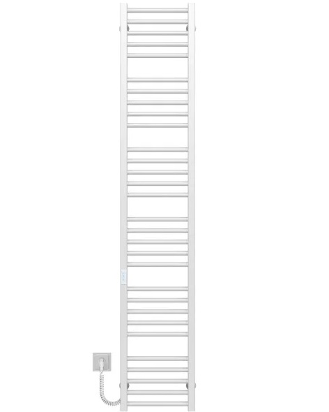 Электрический полотенцесушитель Deffi Lima П30 300х1800 левое подключение WD04 белый A.LI.180.30.30.E.W.L.4