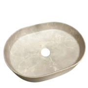 Раковина для ванної кімнати VBI VERONA 50 51x38 см кераміка бежевий камінь матовий VBI-011325