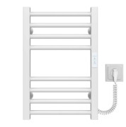 Электрический полотенцесушитель Deffi Lima П8 300х500 правое подключение WD04 белый A.LI.50.30.8.E.W.R.4