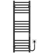Электрический полотенцесушитель Deffi Lima П15 300х1000 правое подключение JD04 черный A.LI.100.30.15.E.B.R.2