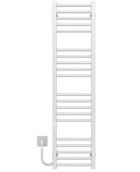 Електрична сушарка для рушників Deffi Lima П20 300х1300 ліве підключення WD04 білий A.LI.130.30.20.E.W.L.4