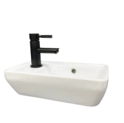 Раковина для ванної кімнати VBI JESI R 40,5x22 см кераміка білий VBI-015613