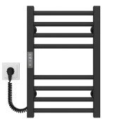 Электрический полотенцесушитель Deffi Lima П8 300х500 левое подключение JD04 черный A.LI.50.30.8.E.B.L.2